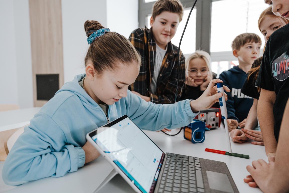 Schüler in der Aula